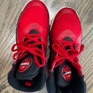 Nike Kids Red and Black Sneakers